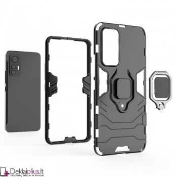 Sustiprintas dėklas 4in1 - juodas (telefonui Xiaomi 12 Lite)